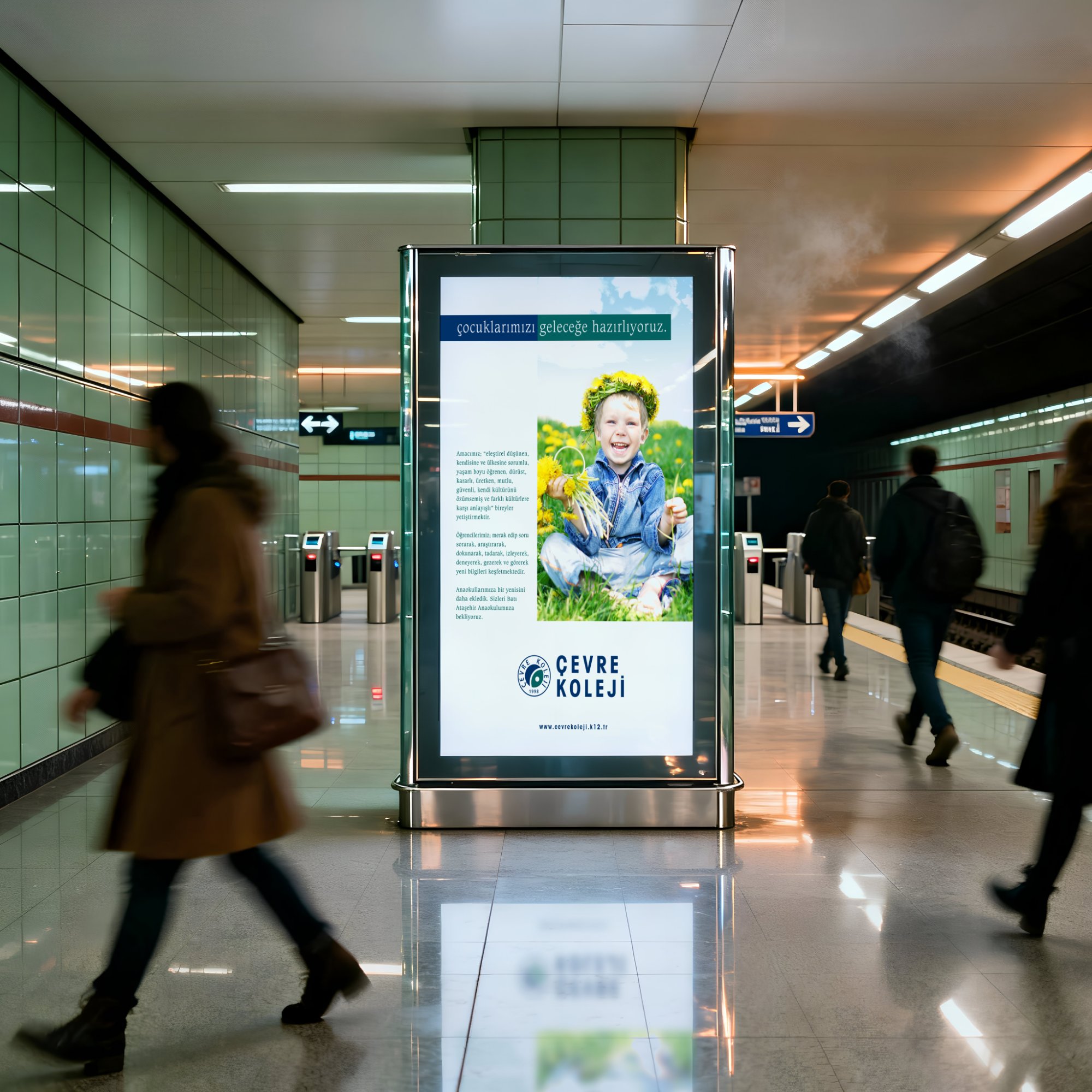 Çevre Koleji transit medya ve outdoor reklam — ASM Reklam