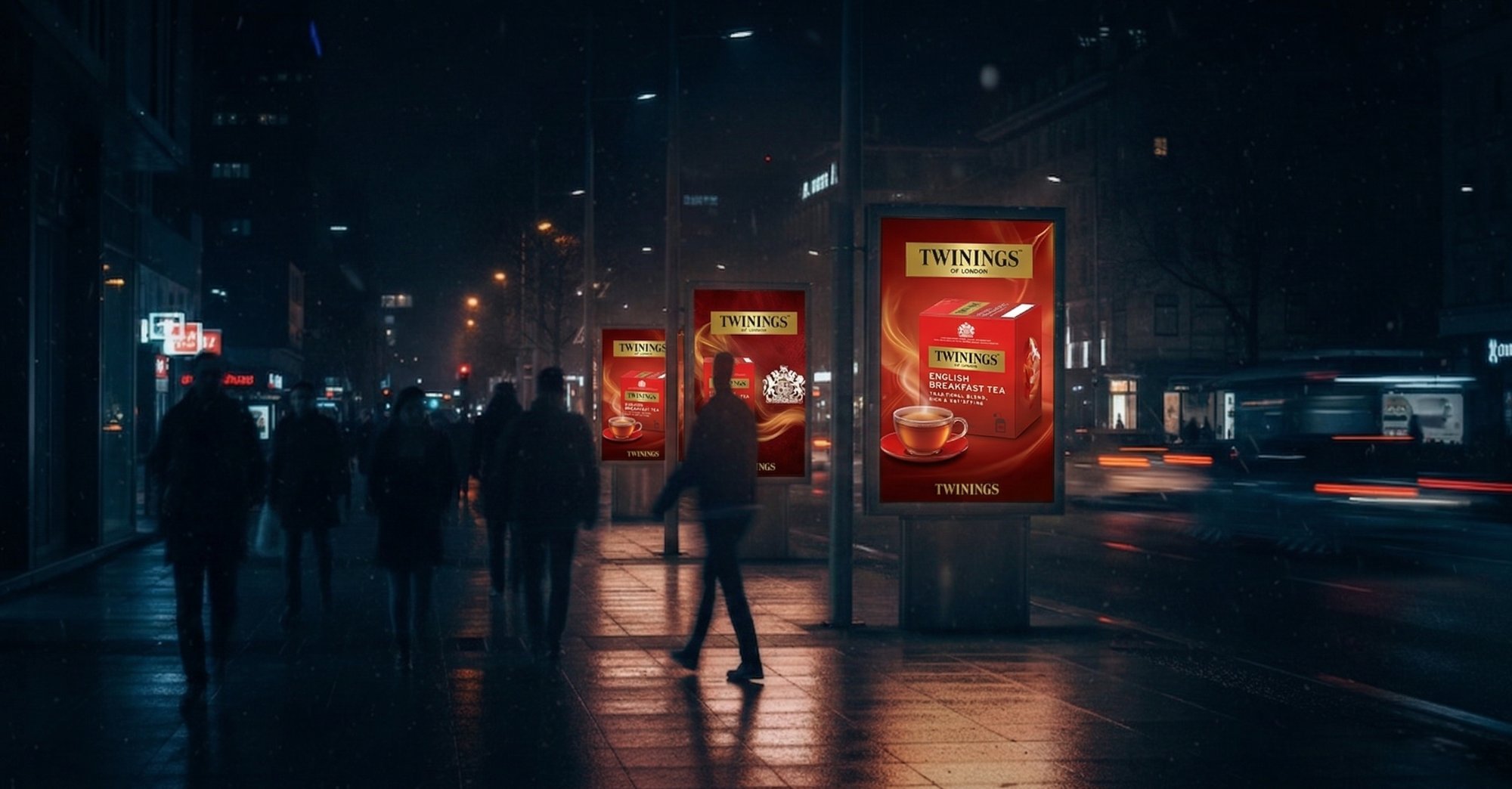 Twinings outdoor reklam ve billboard tasarımı — ASM Reklam